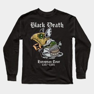 Shadowed Guardians: Plague Doctor and the Black Death Rat Long Sleeve T-Shirt